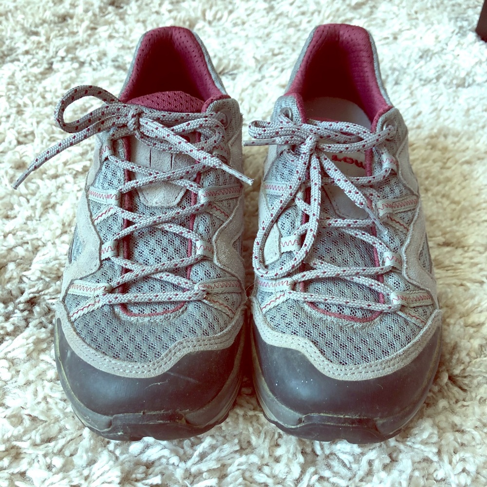 LOWA Gray Hiking Shoes